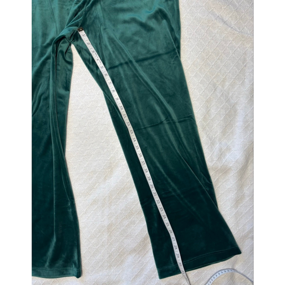NWT Juicy Couture Bling On Chest & Front Left Hip Evergreen Track Suit Sz L Y2K - Picture 6 of 9